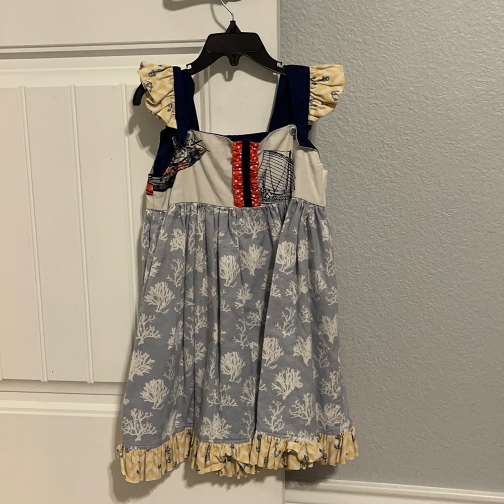 Handmade nautical dress